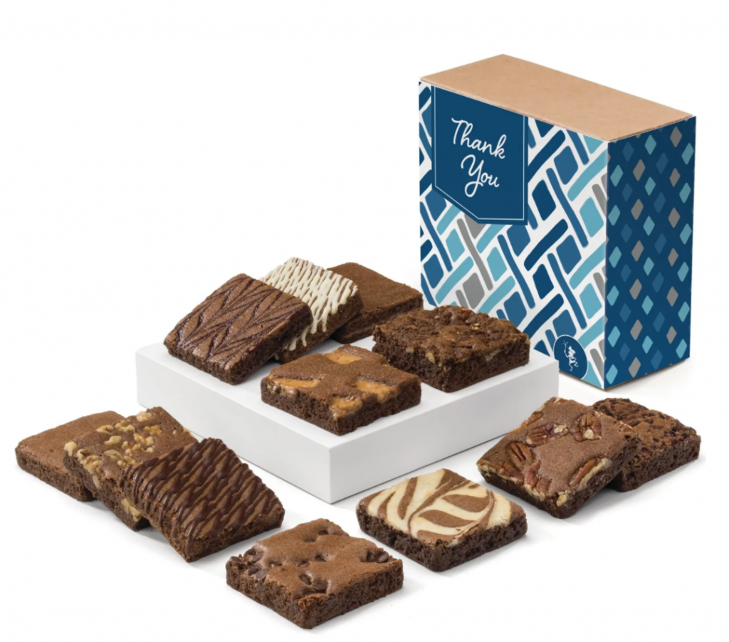 Brownies Thank You box
